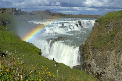 Wasserfall Gullfoss - Tagestour Golden Circle