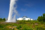 Geysir an der Perlan